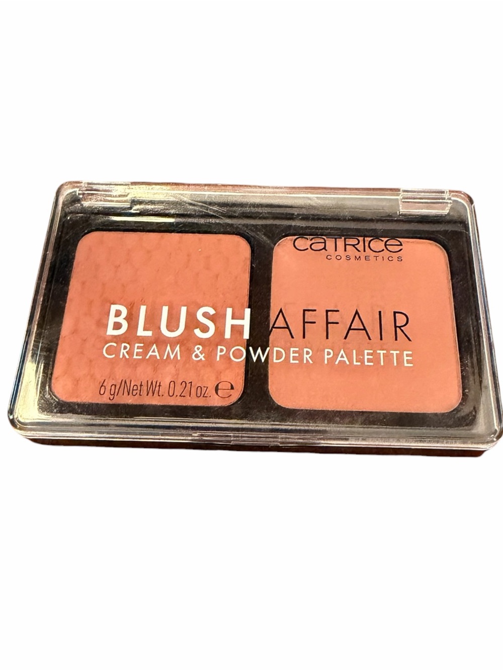 Catrice Blush Affair Cream & Powder 040 Palette Peach Passion Vegan .21 oz NEW